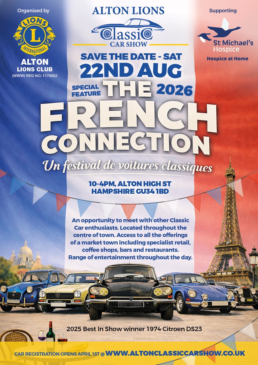 Picture of classic car show