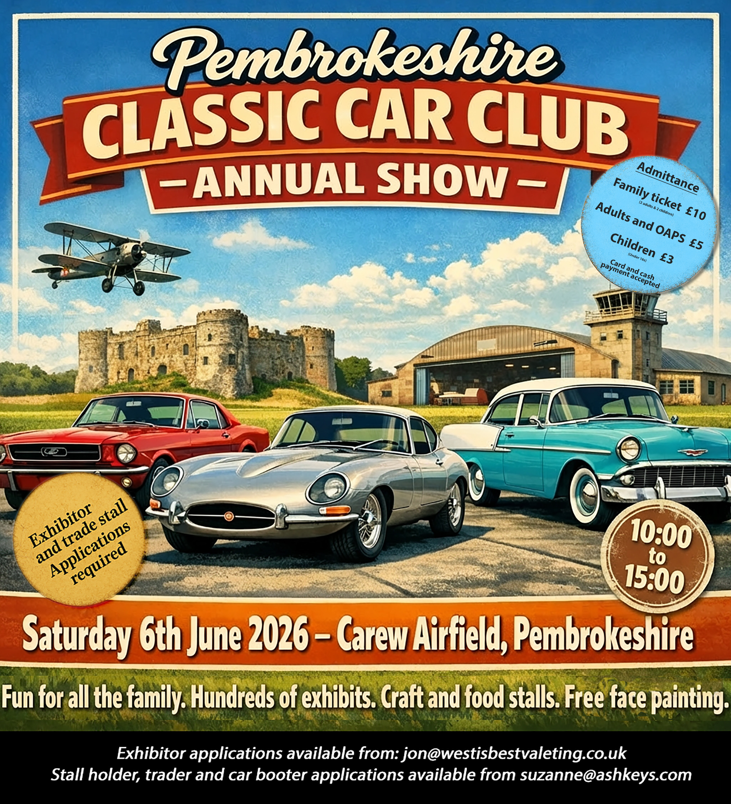 Picture of classic car show