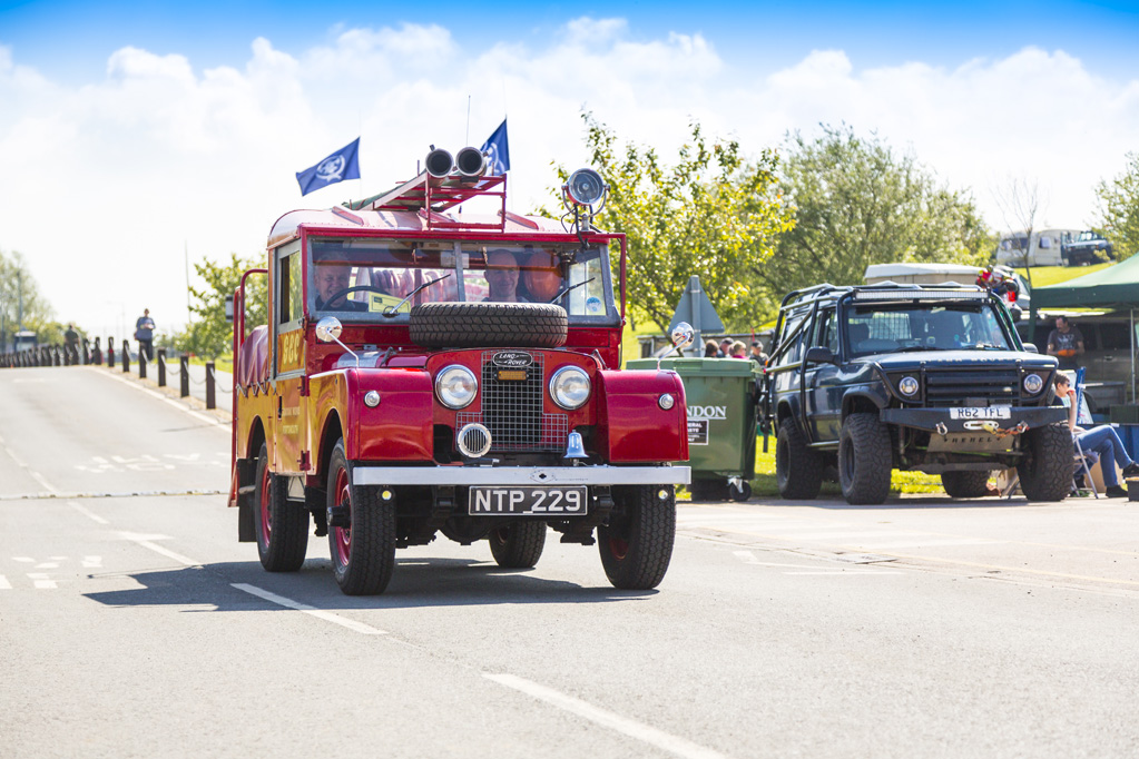 Picture of classic car show