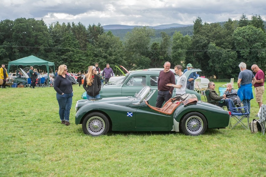 Picture of classic car show