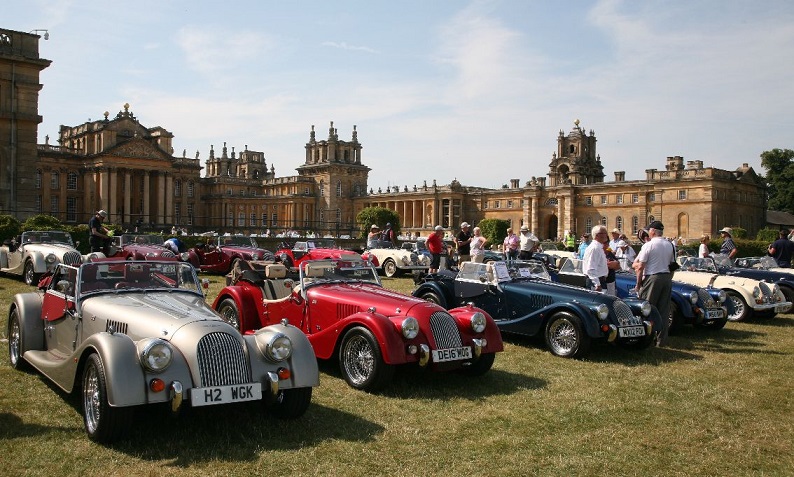 Picture of classic car show