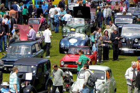 Picture of classic car show