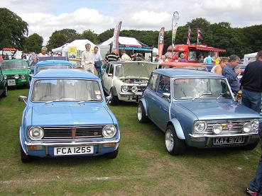 Picture of classic car show