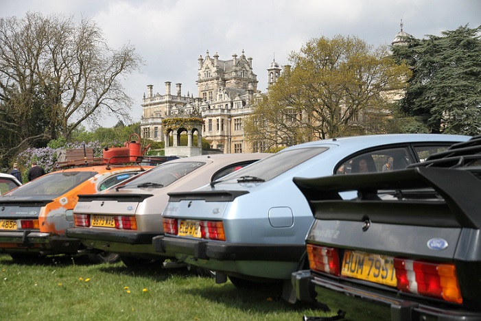 Picture of classic car show