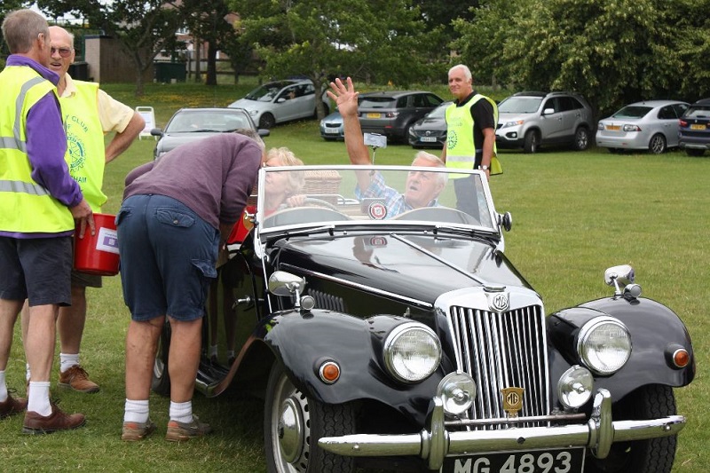 Picture of classic car show