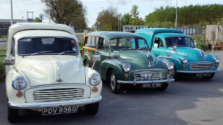 Picture of classic car show