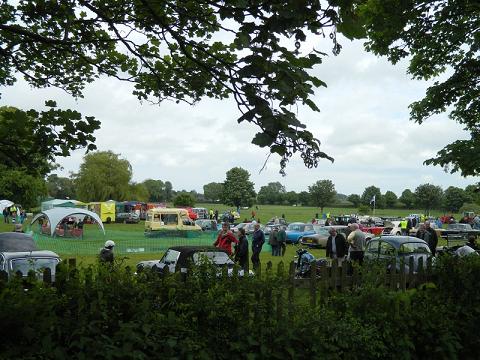 Picture of classic car show