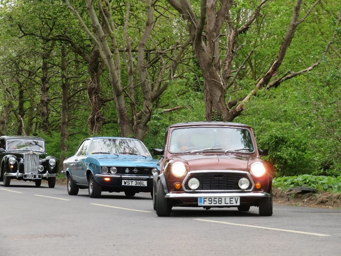 Picture of classic car show