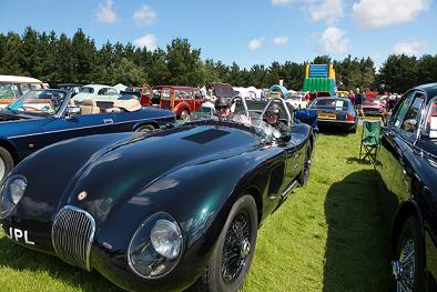 Picture of classic car show