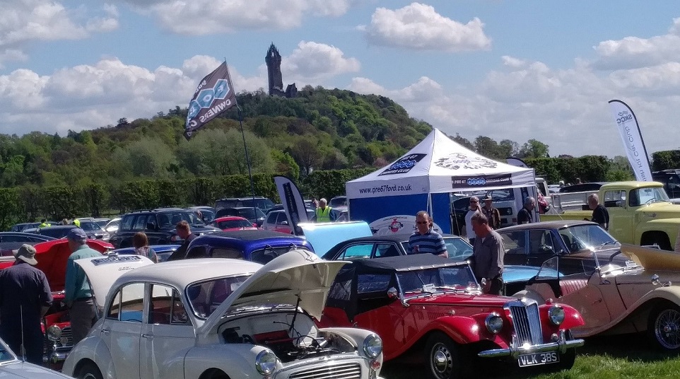 Picture of classic car show