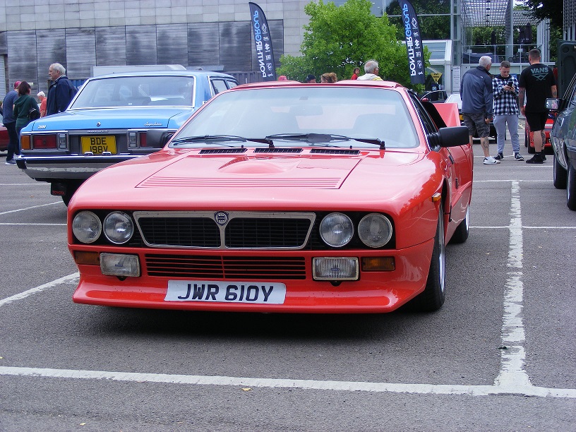 Picture of classic car show