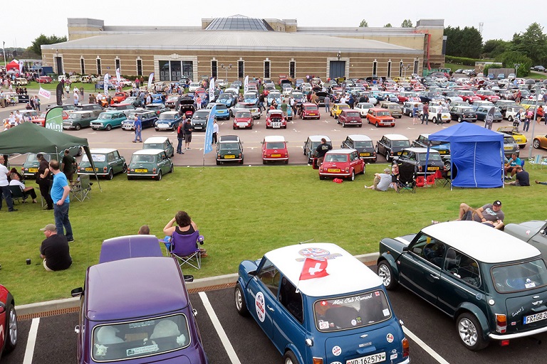 Picture of classic car show