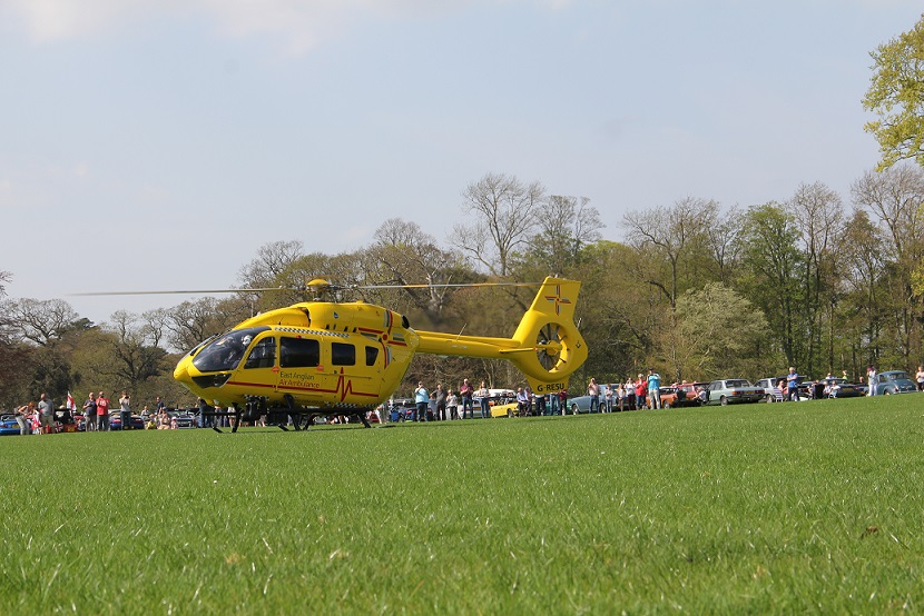 Picture of classic car show