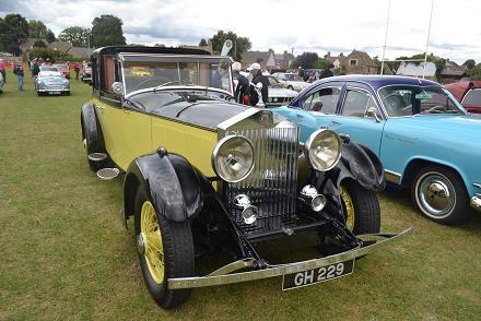 Picture of classic car show