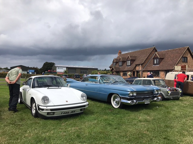 Picture of classic car show