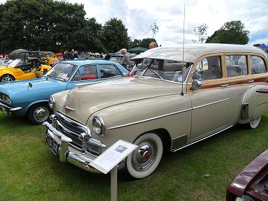 Picture of classic car show