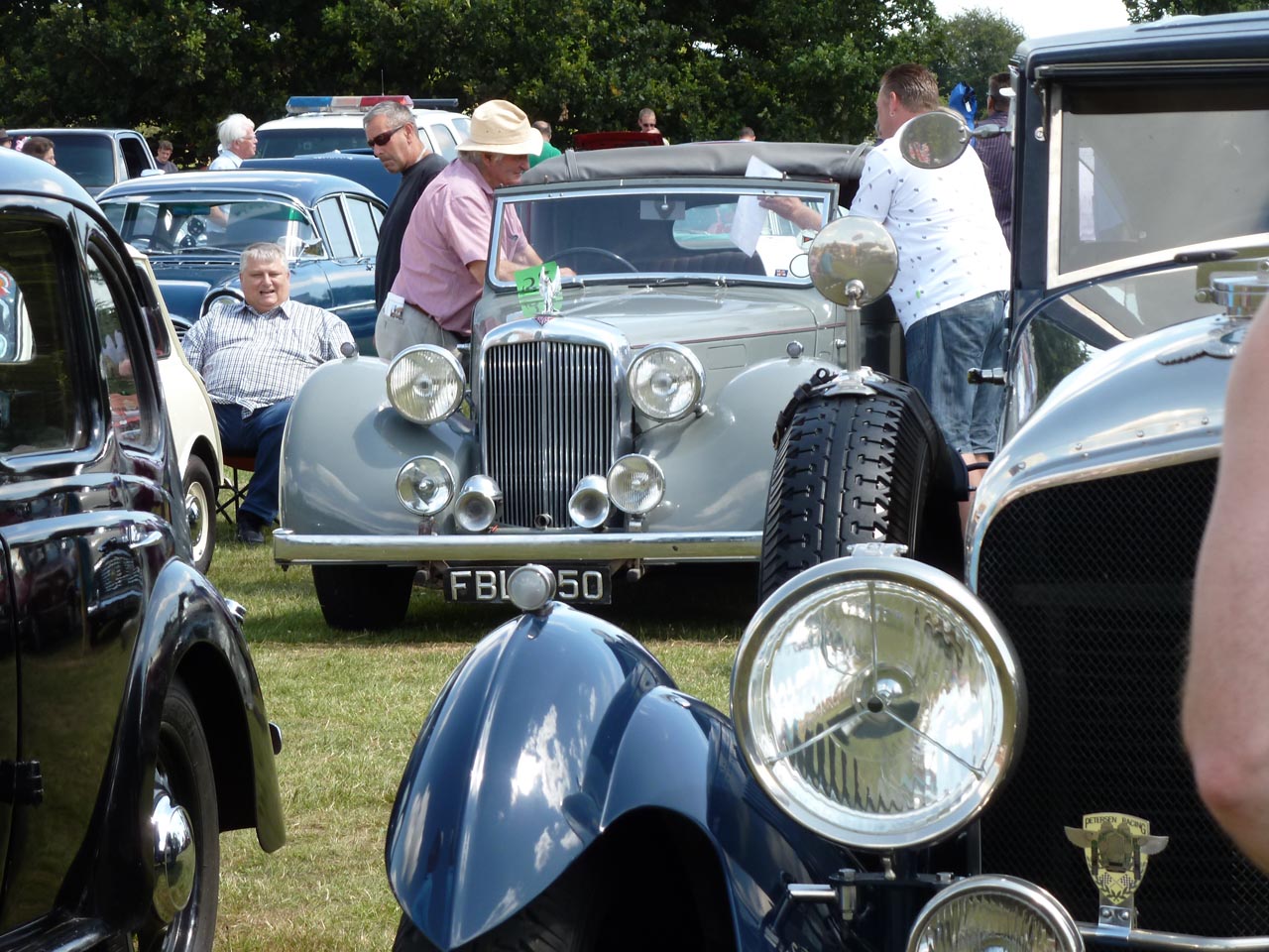 Picture of classic car show