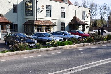 Picture of classic car show