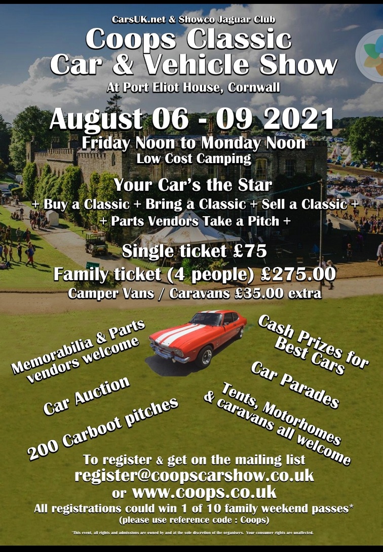 Coops Classic Car Show Morden London Classic Car Shows UK