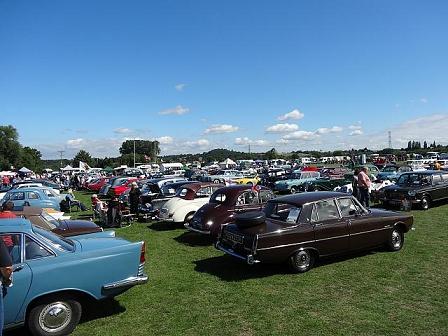 Picture of classic car show