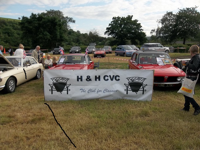 Picture of classic car show