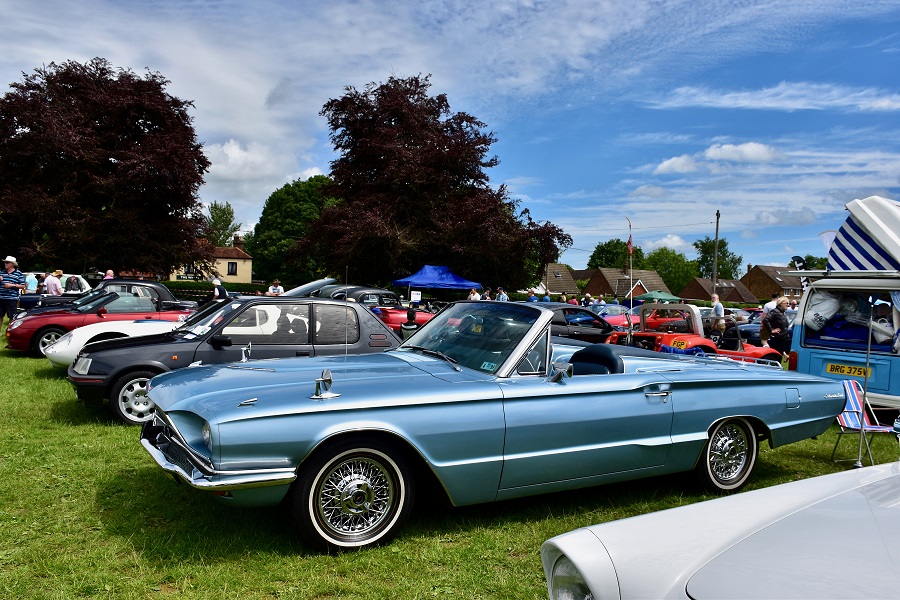 Picture of classic car show