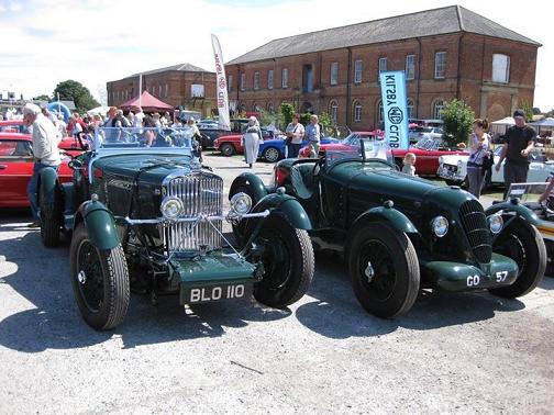 Picture of classic car show