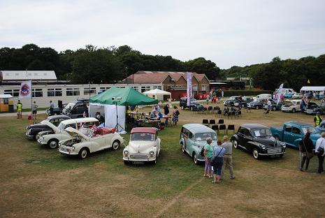 Picture of classic car show