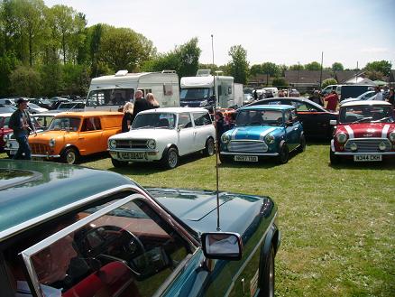 Picture of classic car show