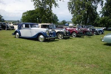 Picture of classic car show