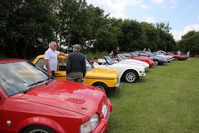 Picture of classic car show