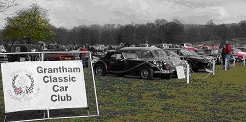 Picture of classic car show