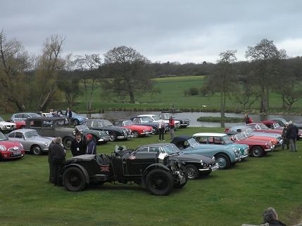 Picture of classic car show