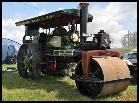 Picture of classic car show