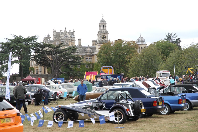 Picture of classic car show