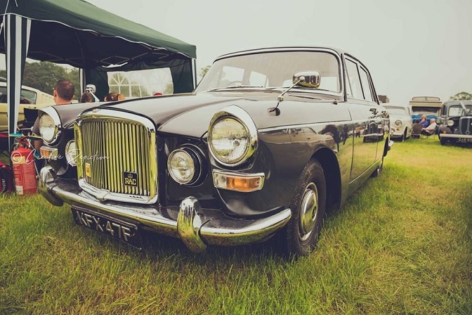 Picture of classic car show