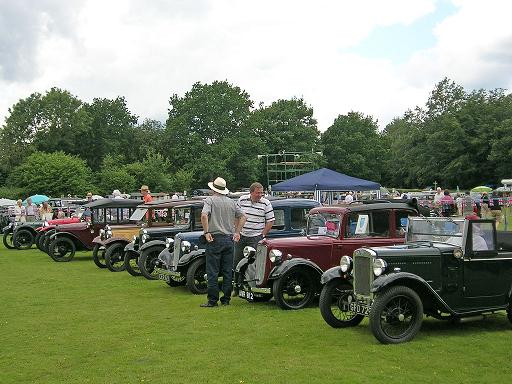 Picture of classic car show