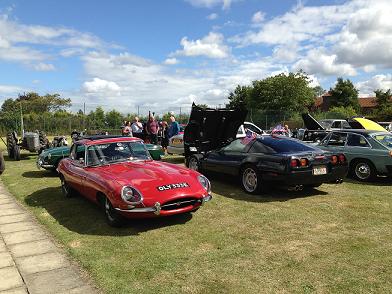 Picture of classic car show