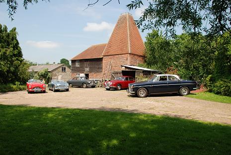 Picture of classic car show