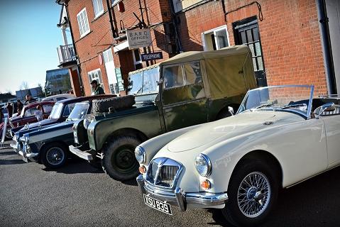 Picture of classic car show