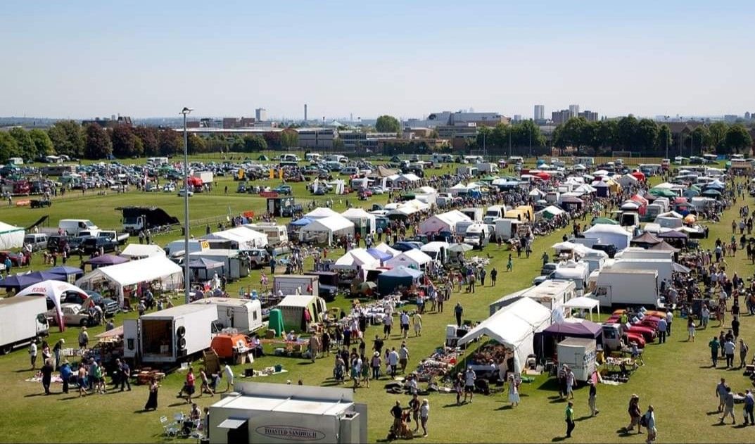 Picture of classic car show