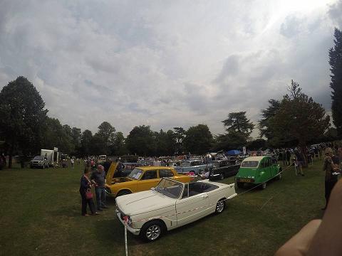 Picture of classic car show