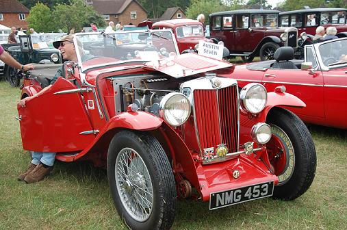 Picture of classic car show