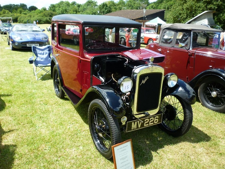 Picture of classic car show