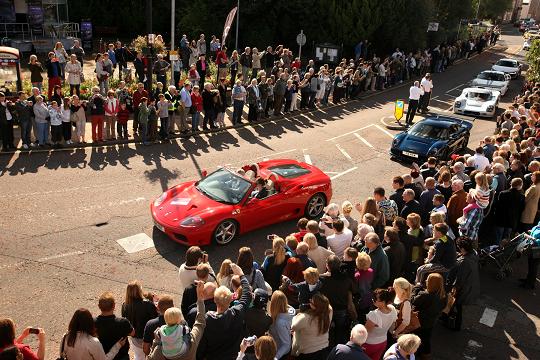 Picture of classic car show