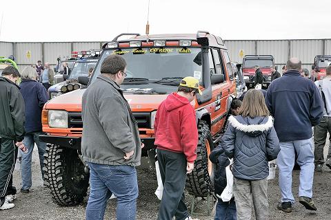 Picture of classic car show