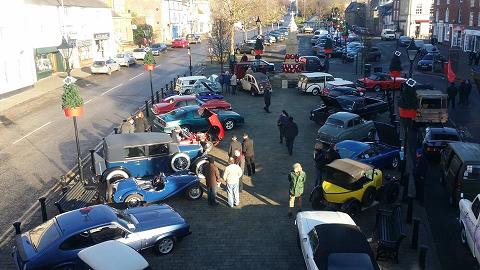 Picture of classic car show