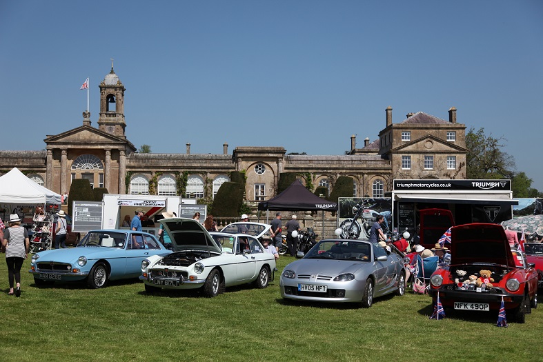 Picture of classic car show