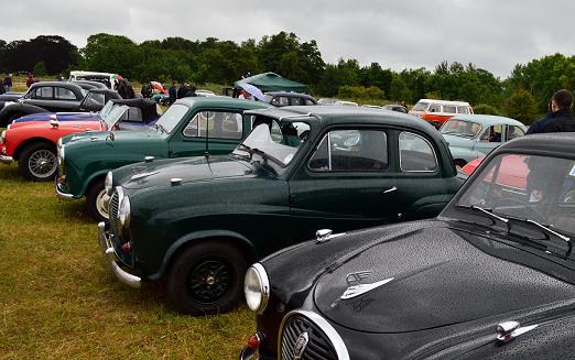 Picture of classic car show