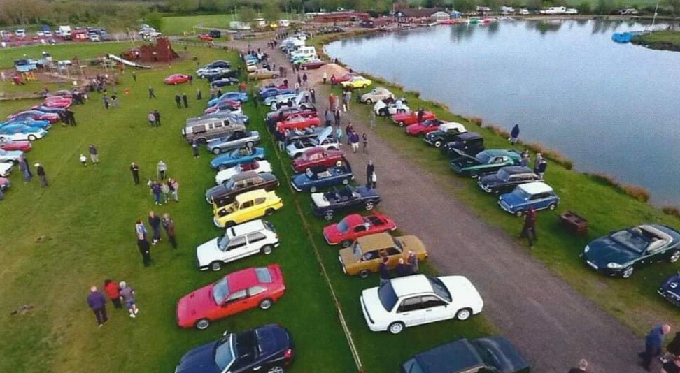 Picture of classic car show